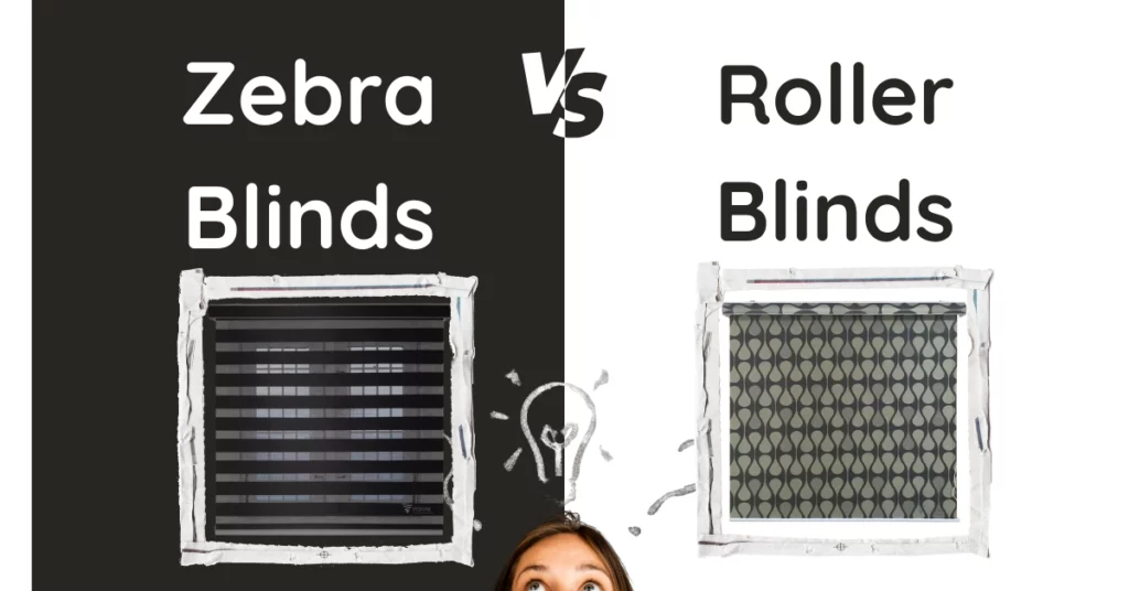 Zebra Blinds vs Roller Blinds
