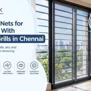 Mosquito Nets for Balconies With Existing Grills in Chennai